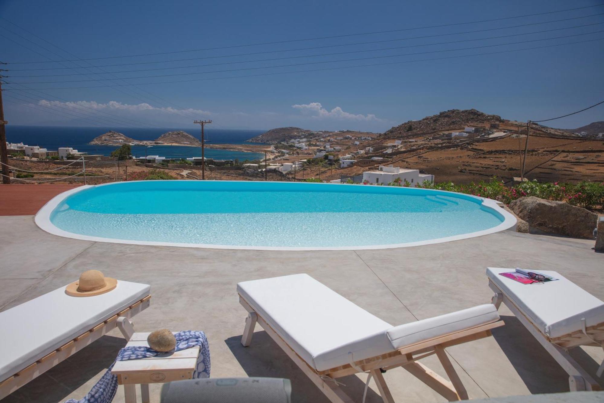 Venus View Villa Kalafatis Bagian luar foto